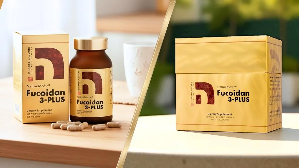 自然醣褐藻糖胶3-PLUS产品系列